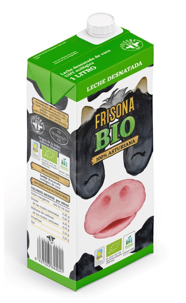 LECHE DESNATADA BIO FRISONA