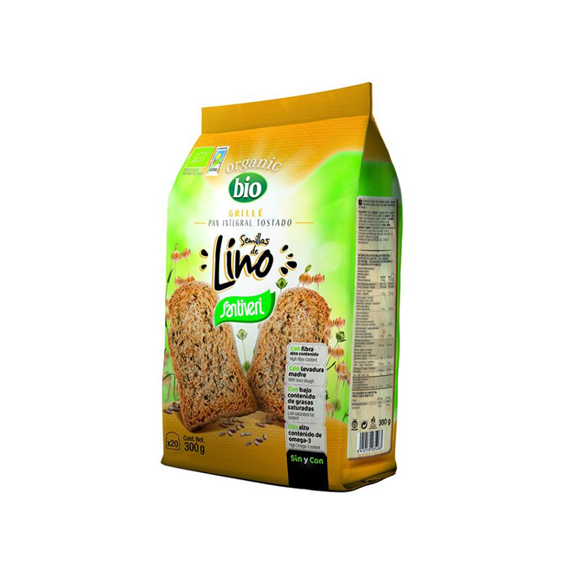 PAN GRILLE SEMILLAS/LINO SANTIVERI 300g