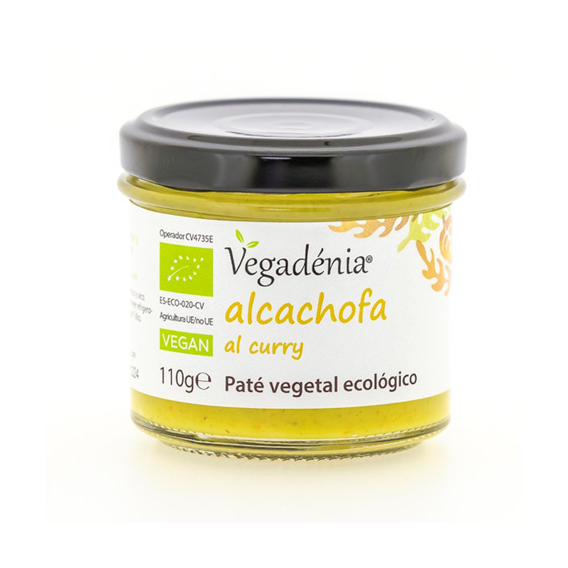 PATE ALCACHOFA CURRY VEGADENIA 110g