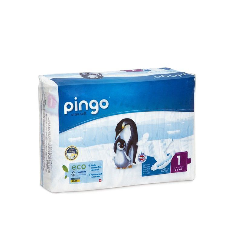 PAÑALES T1 2-5 KG PINGO 27U