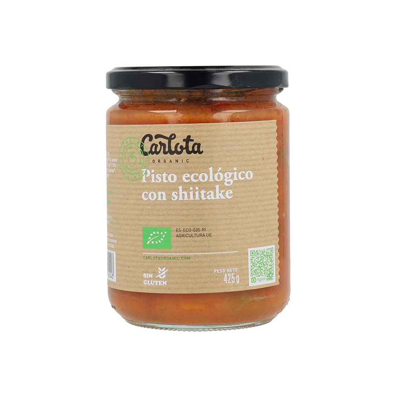 Pisto amb Shiitake Carlota Organic 425 g  
