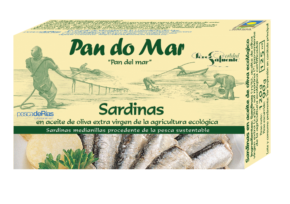 Sardina Oli d'Oliva Eco Pan Do Mar 120g  