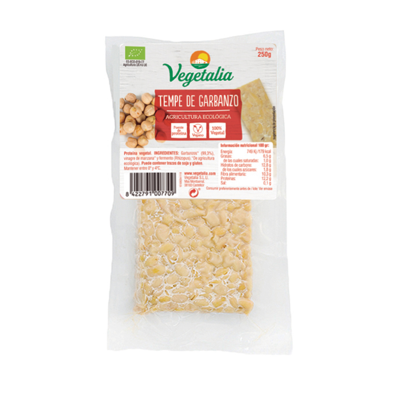 TEMPEH GARBANZO FRESCO VEGETALIA 250g