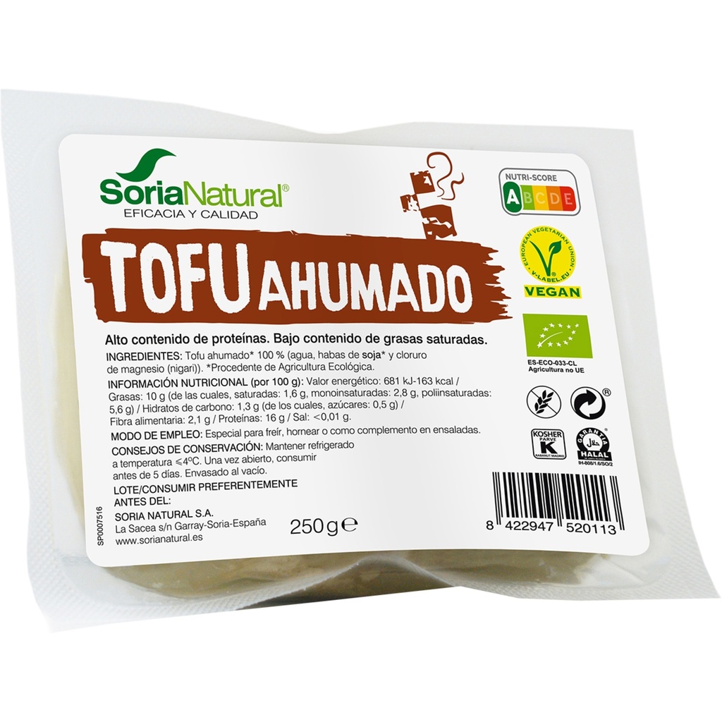 TOFU AHUMADO 250G SORIA NATURAL