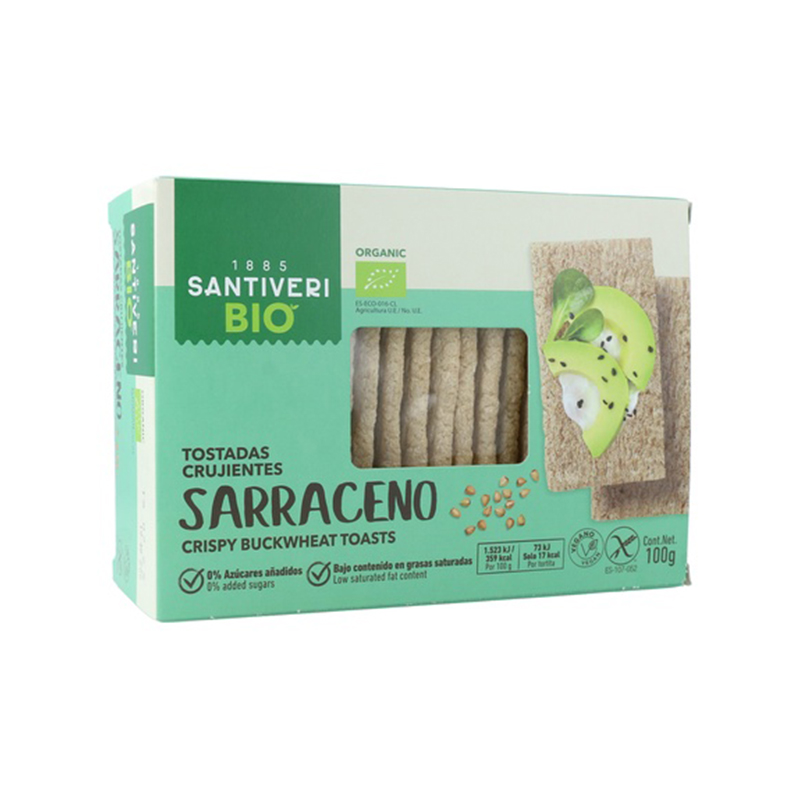 TOSTADAS SARRACENO SANTIVERI 100G