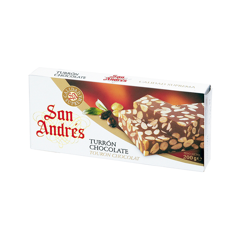 TURRON CHOC. LECHE/ALMENDRAS NUTXES 200g