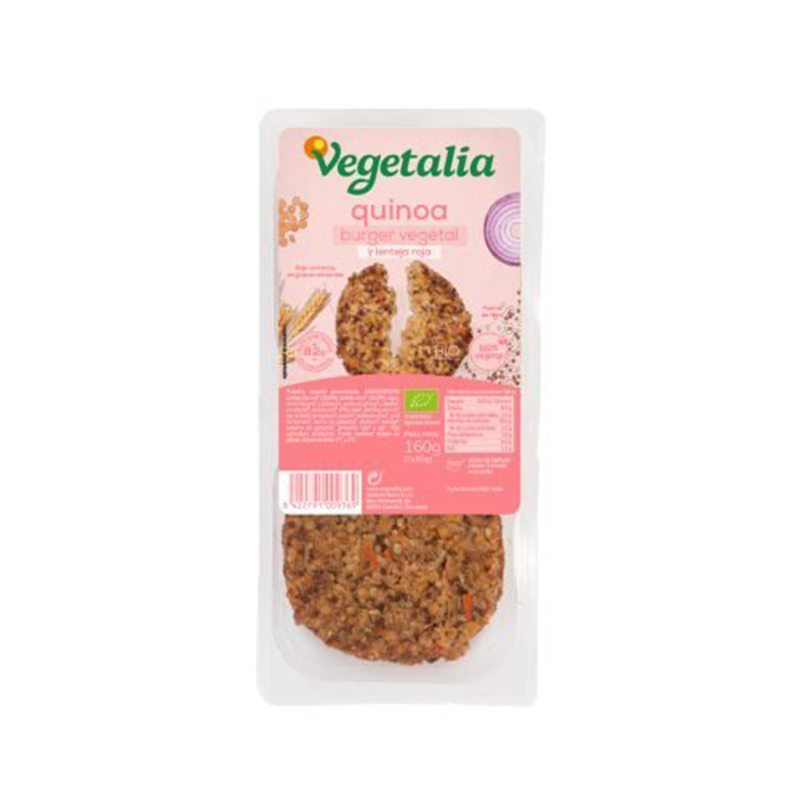 Veggieburger Lentejas/Quinoa Vegetalia 160g  