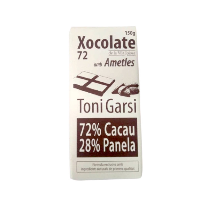 Xocolat 72% Cacau Toni Garsi 150g  