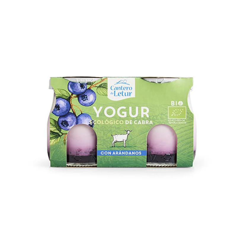YOGUR CABRA ARANDANOS 2X125G LETUR