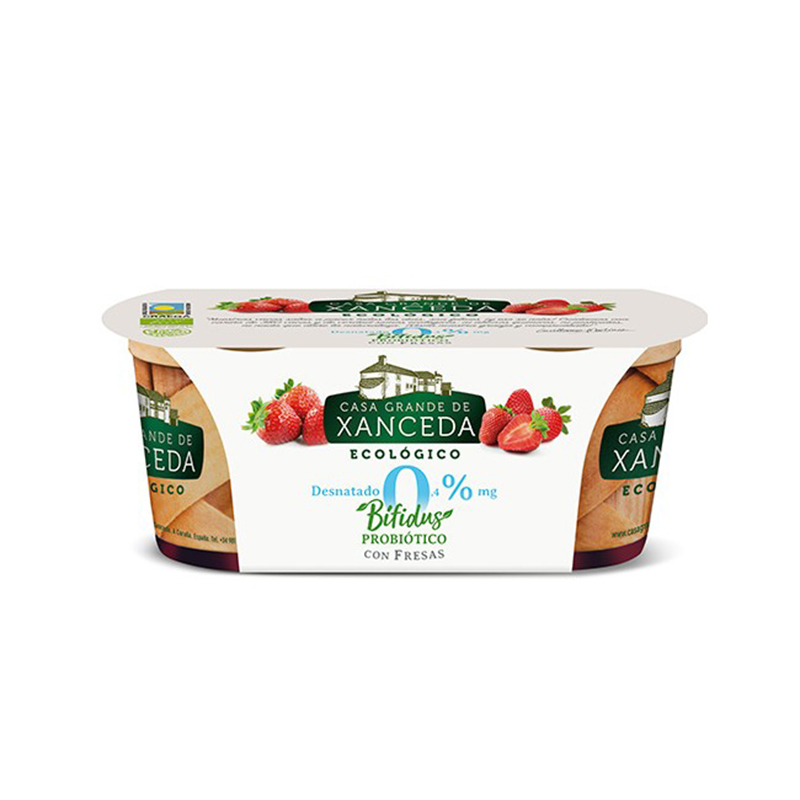 Yogur Desnatado Fresas Xanceda 2 x 125g  