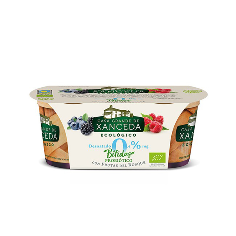 Yogur Frutas del Bosque Desnatado Xanceda 2 x 125g  