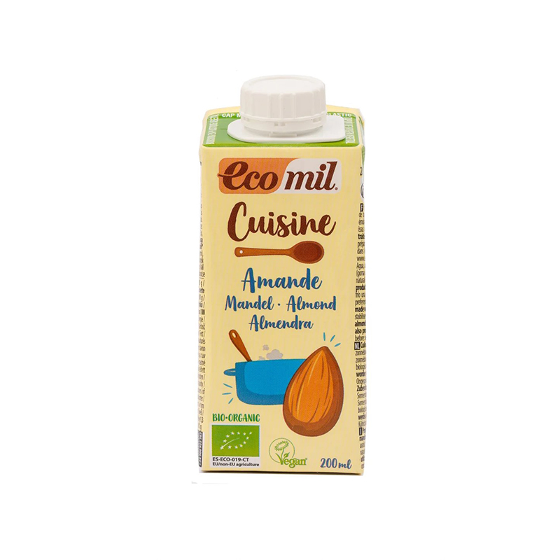 Ecomil Cuisine Amandra Sense Sucre 200 ml  