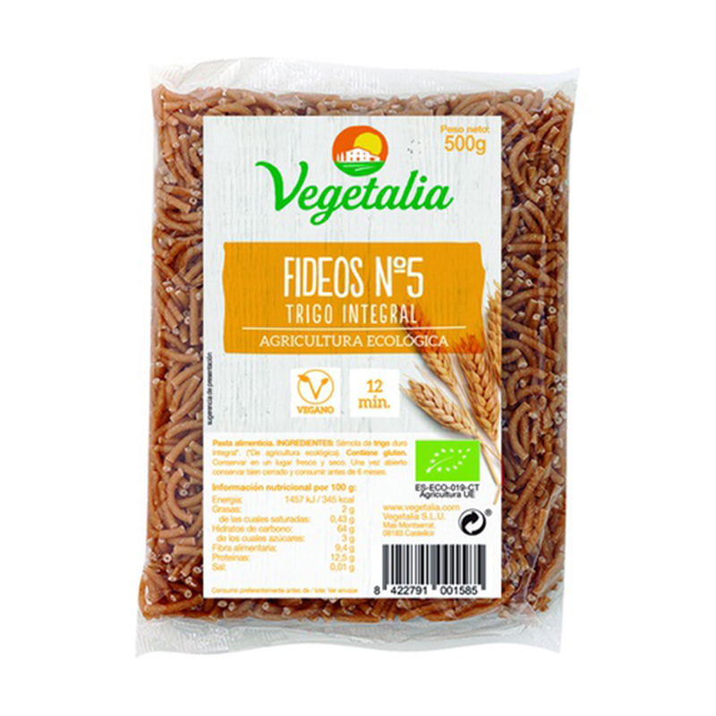 Fideus Nº 5 Vegetalia 500 g  