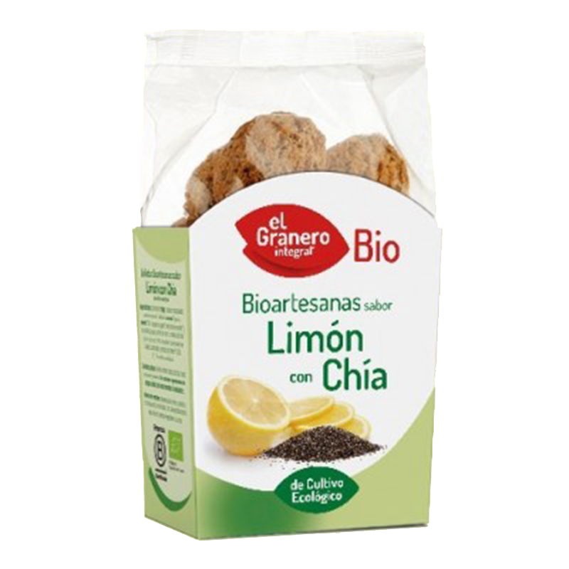 GALLETAS BIOARTESANAS LIMÓN CHÍA GRANERO 250g
