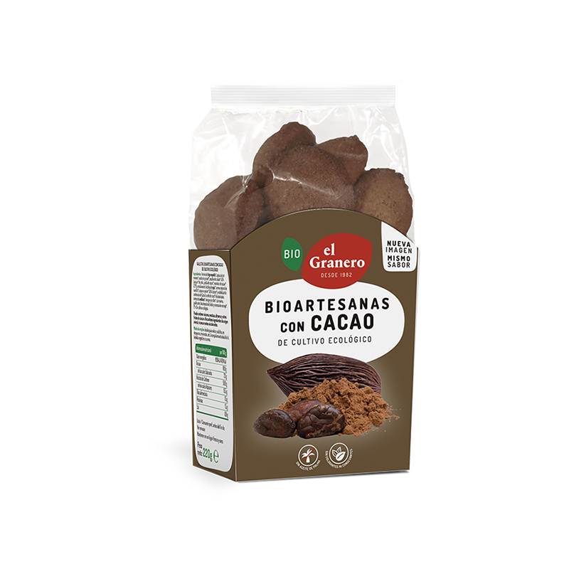GALLETAS BIOARTESANAS CHOCO GRANERO 250 g