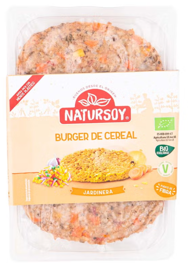 HAMBURGUESA JARDINERA NATURSOY 160g