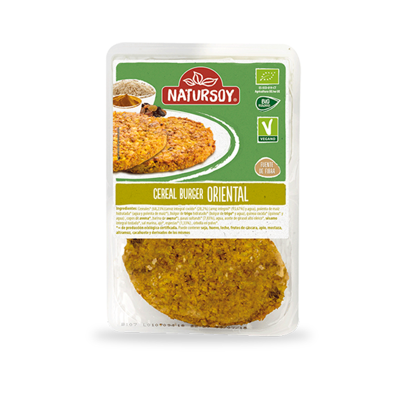 Hamburguesa Cereal Oriental Natursoy 160 g  