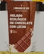Gelat Xocolata amb Llet Bou  