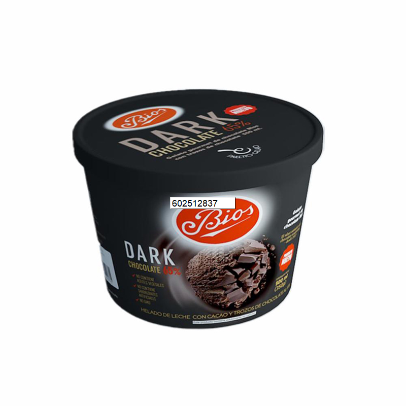 Gelat Xocolata Negra Xufes Bou 500 ml  