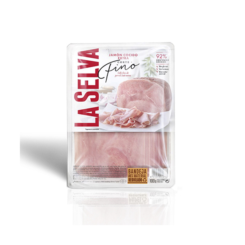 JAMON COCIDO EXTRA LONCHAS 80g BIOMOS