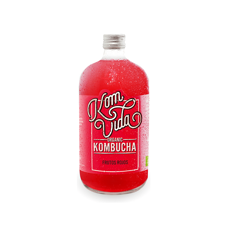 KOMBUCHA FRUTOS ROJOS KOMVIDA 750 ml