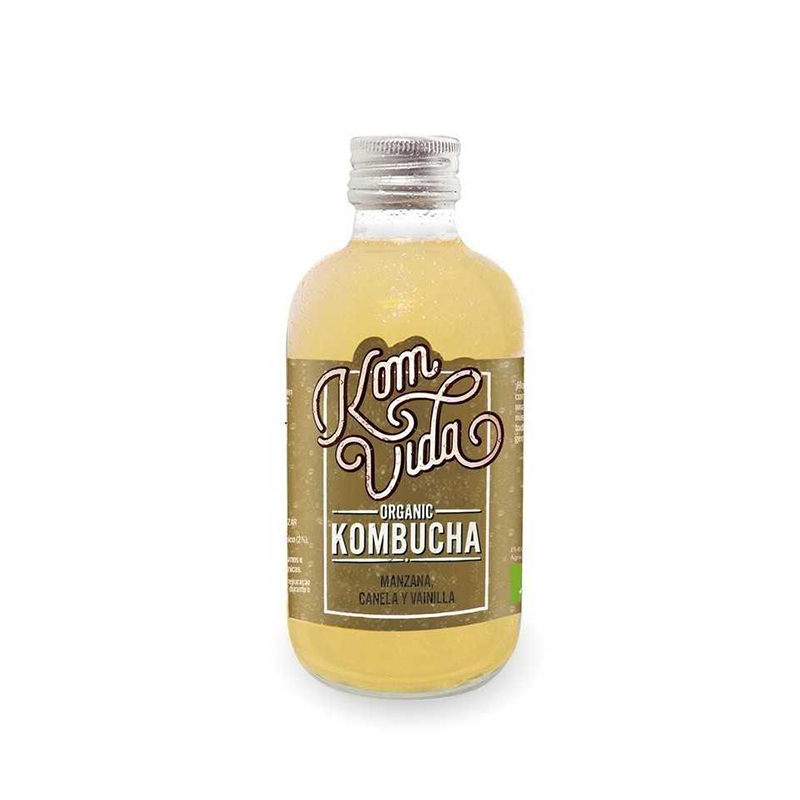 KOMBUCHA MANZANA CANELA KOMVIDA 250ML