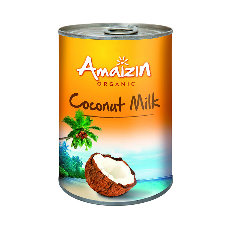 LECHE COCO 400ml, sin goma guar