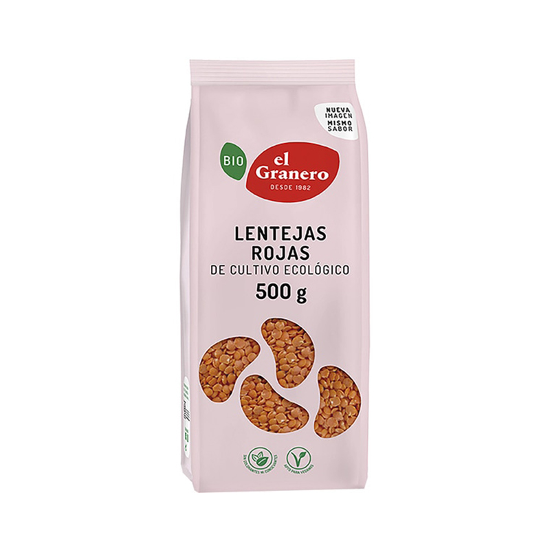 LENTEJAS ROJAS GRANERO INT. 500g