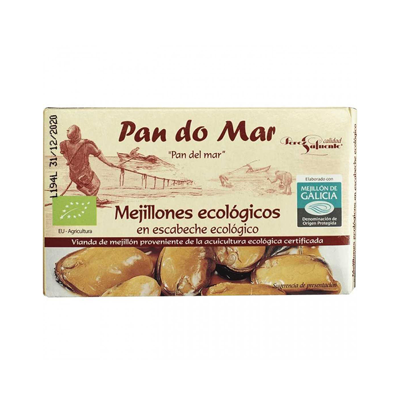 MEJILLON ECOS ESCABECHE PAN DO MAR 120g