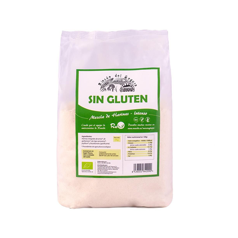MEZCLA INTENSA HARINA S/GLUT. RINCON 1kg