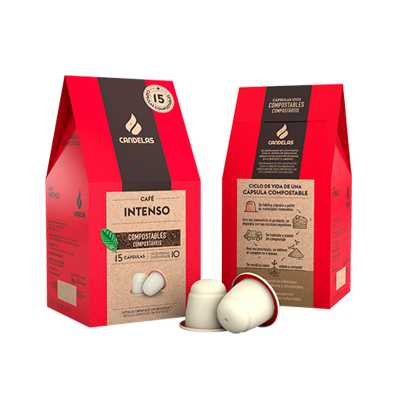 CAPSULAS TIERRA MADRE COMPOSTABLES CAFE INTENSO 10ud OXFAM