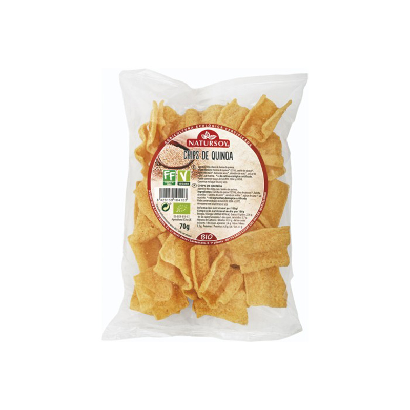 CHIPS DE QUINOA NATURSOY 70 g