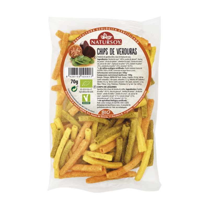 CHIPS VERDURA NATURSOY 70g