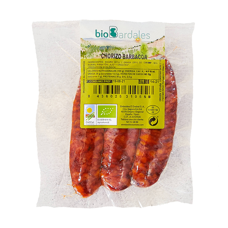 CHORIZO SARTA DULCE BIOBARDALES 200 g