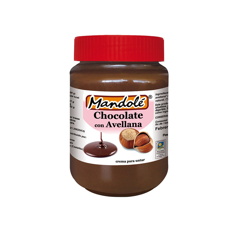 Crema Xocolata Avellana Mandole 375g  