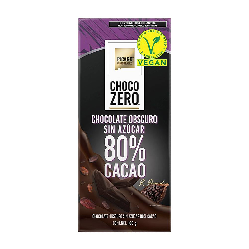 Xocolata Negre 100% cacau sense sucre  