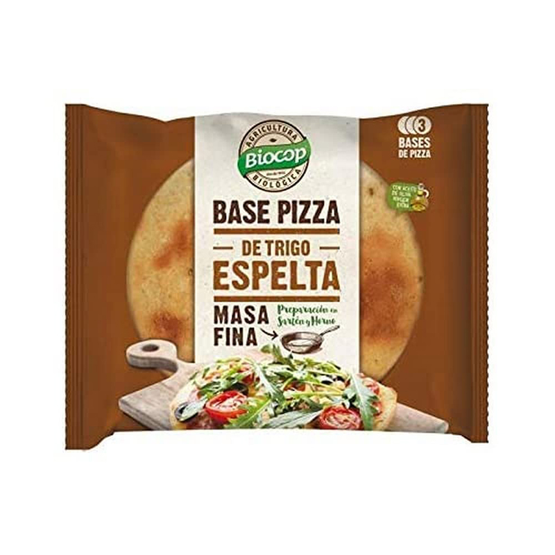 BASE PIZZA MASA FINA ESPELTA BIOCOP 390G