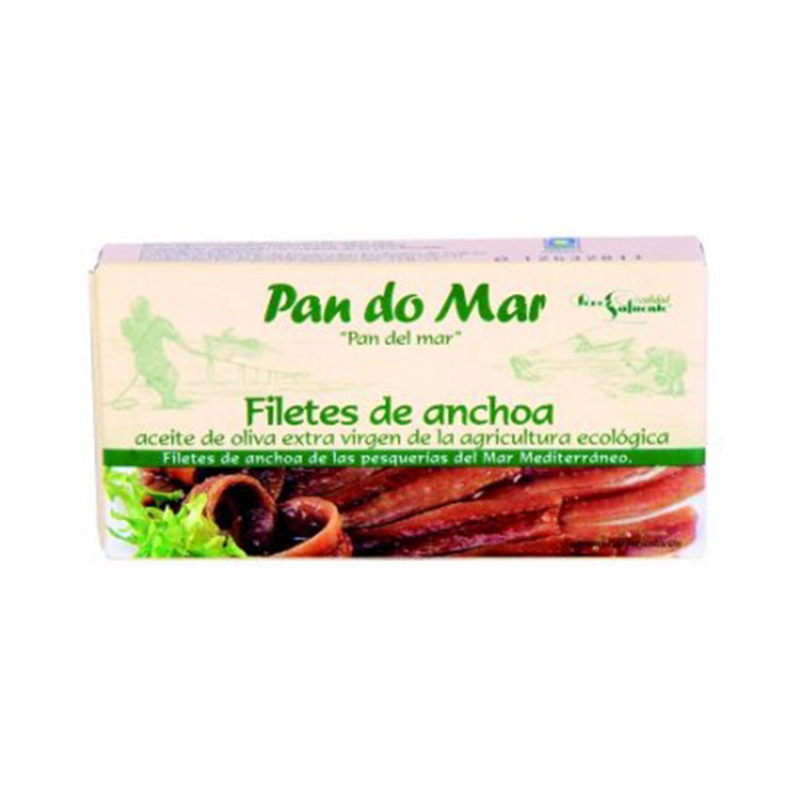 Anxoves en Oli d'Oliva Pan Do Mar 50 g
