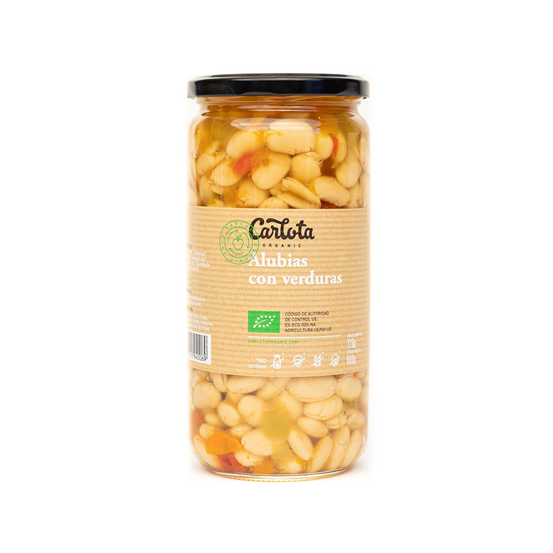 ALUBIAS CON VERDURAS CARLOTA 720 g