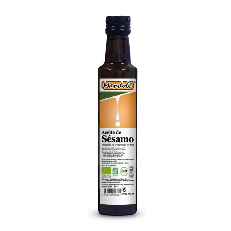 Oli de Sèsam Cru Mandole 250ml