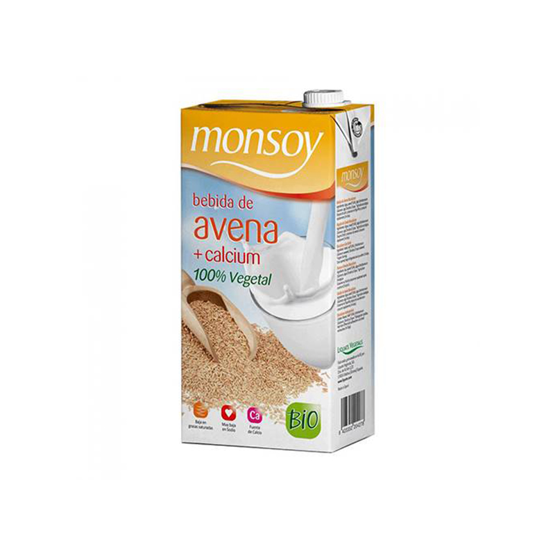 BEBIDA  AVENA CALCIO MONSOY 1L