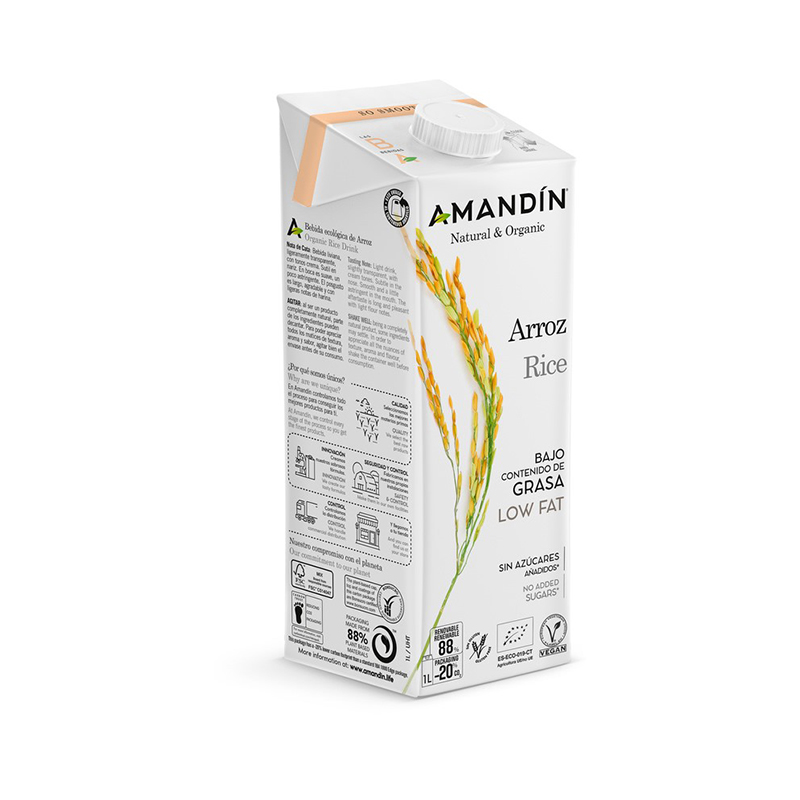 BEBIDA ARROZ AMANDIN 1l