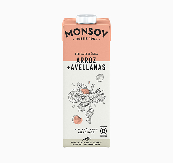 Beguda Arròs Amb Avellanes Monsoy 1L