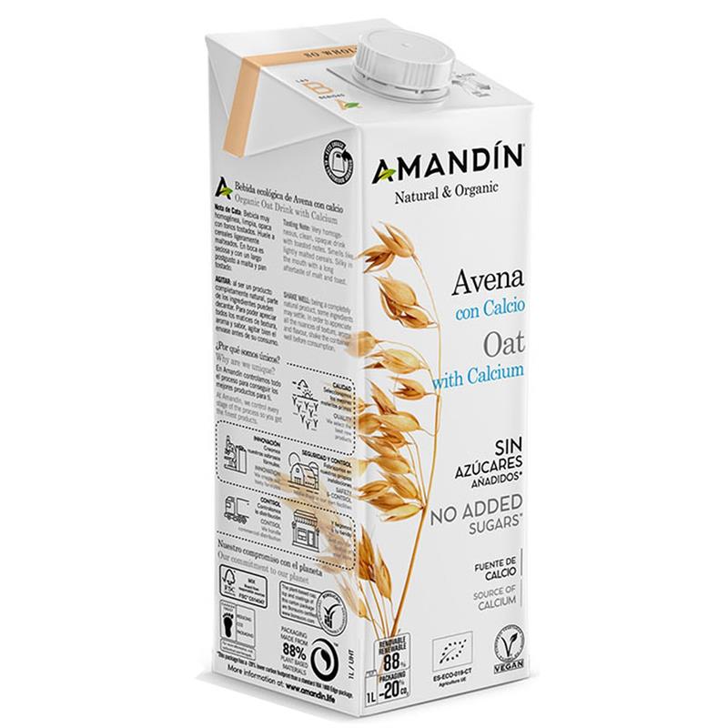 Beguda Avena Calci Amandin 1L