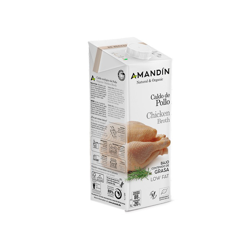 Caldo Pollastre Amandin 1l  
