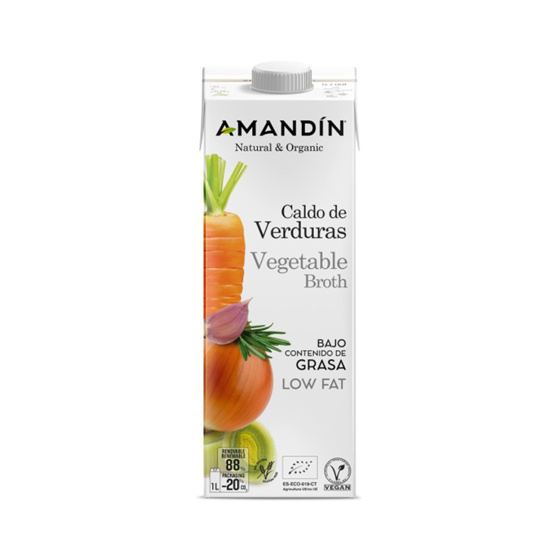 Caldo Verdures Amandin 1l  
