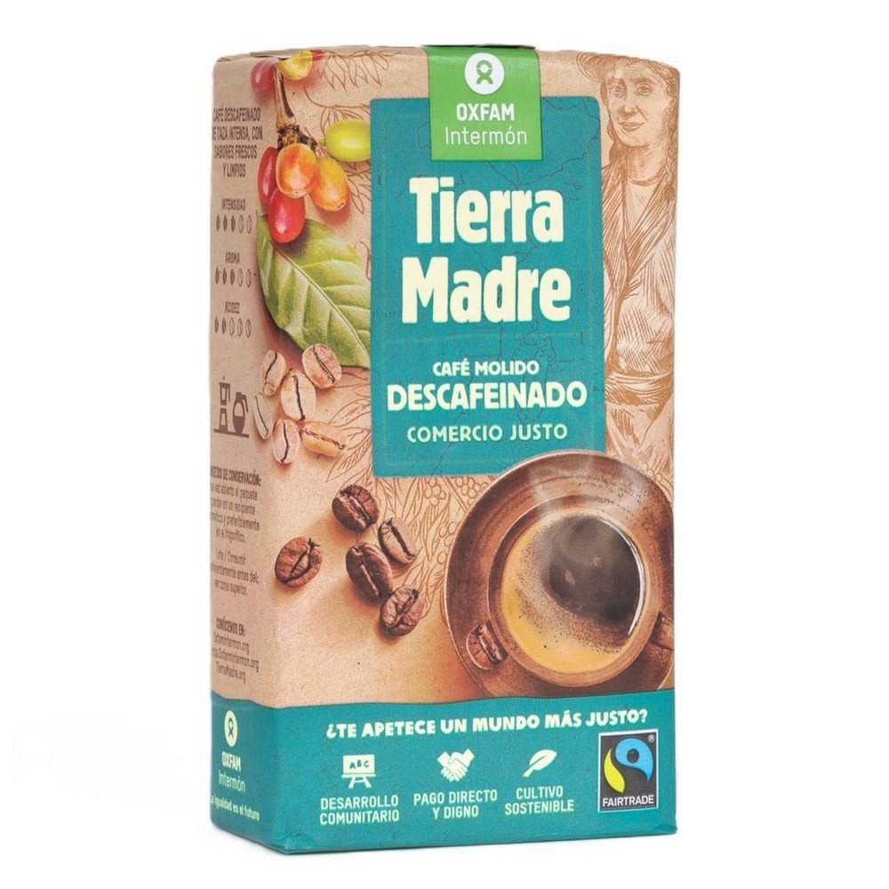 CAFÉ MOLIDO DESCAFEINADO OXFARM