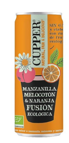 BEBIDA MANZANILLA,MELOCOTÓN Y NARANJA 