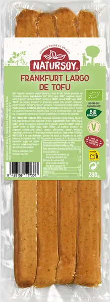 FRANKFURT LARGO DE TOFU NATURSOY 280g