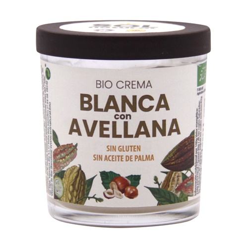 CREMA BLANCA AVELLANA 200g SOL NATURAL (copia)